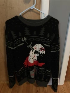 Friday The 13th MONDO Sweater medium rare ugly christmas sweater - Picture 1 of 3