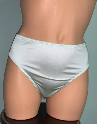 NEW Glossy Secret Stretch Satin XL 8 Hi Cut  Bikini Panties SILKY!! 2nd Skin - Image 1 of 4