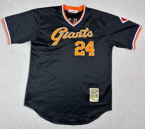 Mitchell & Ness Willie Mays #24 San Francisco Giants Cooperstown Jersey Size 50 Cover