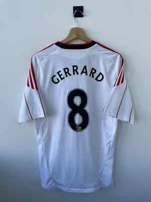 LIVERPOOL 2010/2011 AWAY FOOTBALL SOCCER SHIRT JERSEY CAMISETA ADIDAS GERRARD - Image 1 of 4