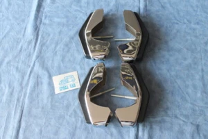 FIAT 127 1s ROSTRI PARAURTI SET 4 PEZZI  ACCESSORIO D'EPOCA  BUMPER GUARDS NOS - Foto 1 di 3