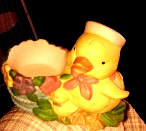 Keramik Ostern Ente Ente Deko - Bild 1 von 17