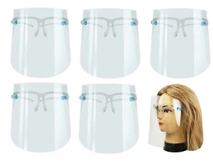 5 PCS Safety Face Mask Shield Protector Spray Prevention Safe Cover Face Mask - Picture 1 of 7