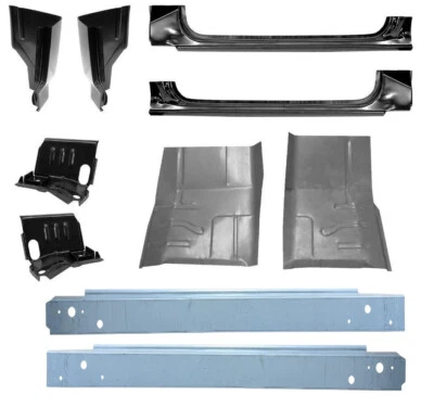 Cab Corner Rocker Panel Floor Pan Cab Support for 1980-97 Ford Pickup 10PCS - Image 1 of 4