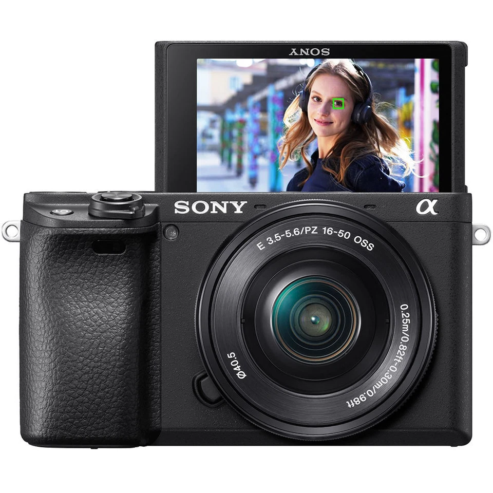 Sony a6400 with 16-50mm F3.5-5.6 Lens - 1 Year Warranty - Next Day FREE Delivery - Image 1 of 4
