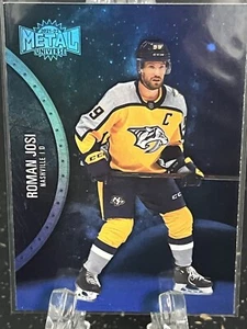 ROMAN JOSI-----2021-22 METAL UNIVERSE---BLUE-#129----PREDATORS---FREE SHIPPING - Picture 1 of 2