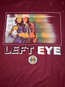Vintage Maroon Cross Colours Left Eye Shirt Size 2xl - Picture 1 of 9