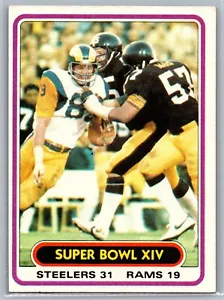 1980 Topps #494 Super Bowl XIV/Steelers EX- NR-MINT - Picture 1 of 2