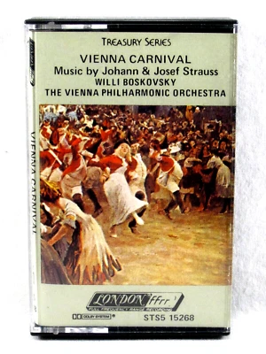 LONDON CASSETTE ffrr 1978 Strauss VIENNA CARNIVAL Boskovsky STS5-15268 - Image 1 of 3