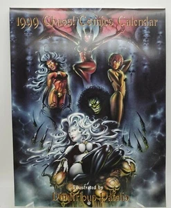 Calendario Chaos Comics 1999 Dimitrious Patelis Dama Muerte Caos! Evil Ernie - Imagen 1 de 7
