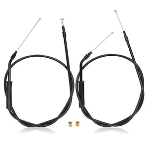 Harley 53.8" Steel Braid Throttle Cable for Softail Fat Boy Heritage 2000-2006 - Foto 1 di 7