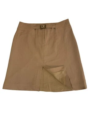 Falda Vintage Limitada Mujer Lana Tostada Abertura Frontal Talla 6 Y2K Sirena Oficina Minimali Foto 1 de 4