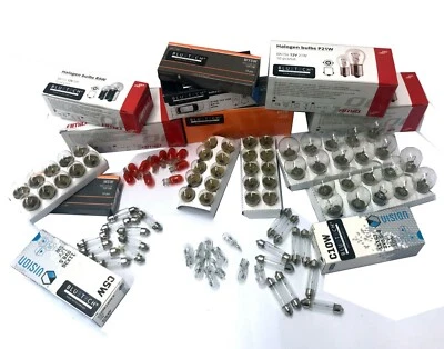 120 St. Spezial-Set für KFZ Beleuchtung Birne Autolampen Glühlampen LONGLIFE.