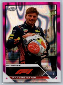 Max Verstappen Fucsia Lava Refractor /250 2023 Topps Cromo Fórmula 1 #2 - Imagen 1 de 2