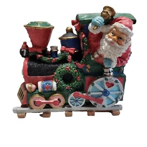 Christmas Vintage Cedar Creek Kirklands Santa Train Decorative Figurine - Picture 1 of 10