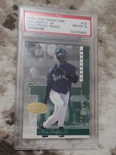1996 Leaf Signature Ken Griffey Jr Gold Press Proof - SSP
