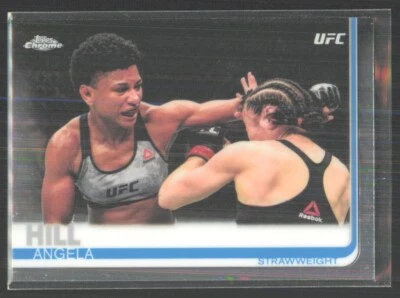 2019 Topps Chrome UFC Angela Hill Strawweight #72 - Image 1 of 2