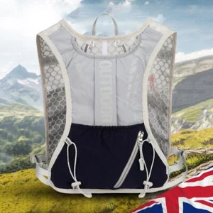 Hydration Running Vest Waterproof Outdoor Backpack for Marathon Cycling (Grey) - Picture 1 of 9