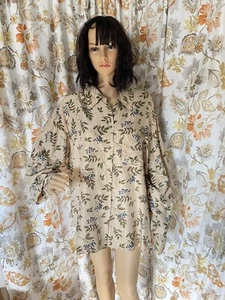 100% Seide Bluse Beige 22 - Bild 1 von 6