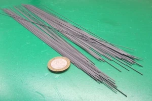 C1080 Kohlenstoffstahl Musikdraht, phosphatbeschichtet, 0,024 Zoll Durchmesser x 1 Fuß Länge, 100 Stück - Bild 1 von 3