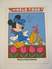 1991 Impel Disney World Tour Mickey's Dutch Dilemma #203 (027-23)