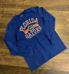 NCAA FLORIDA GATORS men's long sleeve t-shirt, blue, LARGE, NEW w/tags - Picture 1 of 1