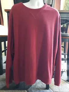 Tommy Bahama Mens XXL Pull Over Sweater Reversible Long Sleeve Gray Burgundy - Picture 1 of 9