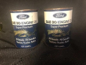 1967 ford motor oil sae 30/engine oil super premium - Picture 1 of 5