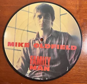 Mike Oldfield Family Man 7 Inch Vinyl VSY 489-UK~1982 Picture Disc - Picture 1 of 3