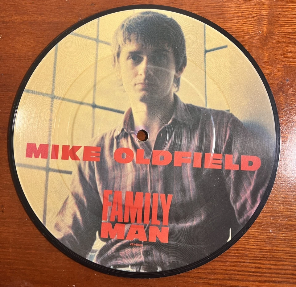 Mike Oldfield Family Man 7 Inch Vinyl VSY 489-UK~1982 Picture Disc - Image 1 of 3