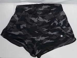 Pantalón Corto Mujer Athleta Estampado Malla Corredor Correr 4” Talla S Camuflado - Imagen 1 de 6