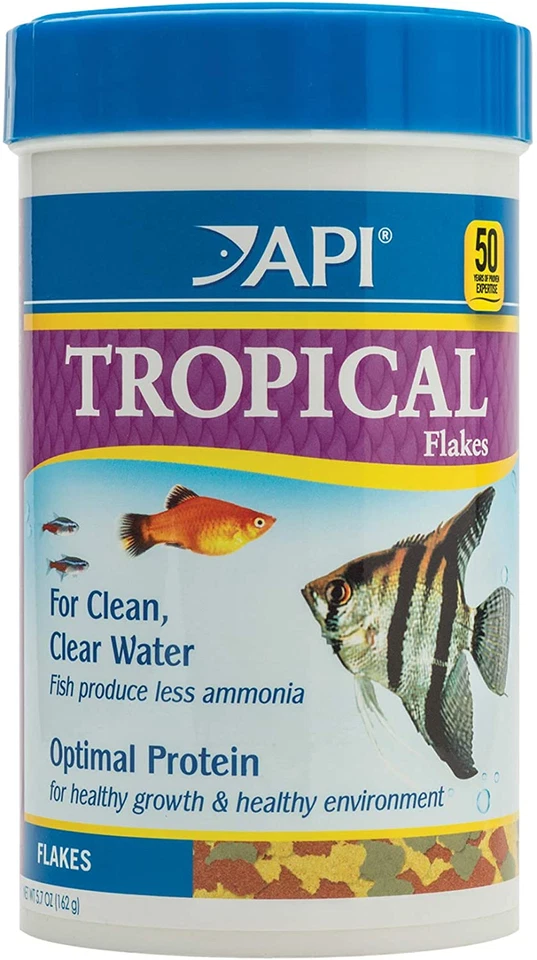Contenedor de comida para peces Tropical Flakes de 5,7 onzas Foto 1 de 4