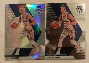 2 x 2019-20 PANINI MOSAIC BASKETBALL PRIZM Refractor & Base  #27 LUKE KENNARD - Picture 1 of 2