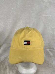 Tommy Hilfiger Yellow Cotton Adjustable Baseball Cap Hat - Picture 1 of 8