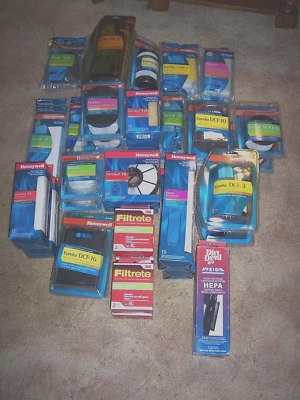 Lote al por mayor de 40 filtros para aspiradora bolsas Honeywell Bissell Eureka Dirt Devil Foto 1 de 4