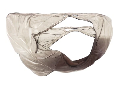 Ivory Colored Vanity Fair Panties VTG Sexy Shiny Satin Second Skin Bikini - Image 1 of 3