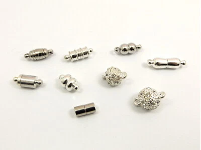 1 set Magnetic CLASP for Bracelet Necklace Connector Findings DIY Jewelry Making - image 1 of 3