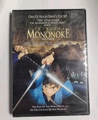 Princess Mononoke DVD Brand New 1998, Gillian Anderson, Claire Danes, Anime - Image 1 of 2