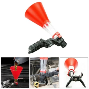 Universal Engine Oil Funnel Adjustable Gasoline Special Filling Equipment Kit - Picture 1 of 12