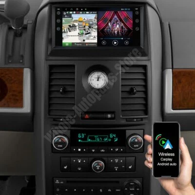 For 2007-2010 Chrysler Town & Country 7" Android 13 Carplay Car Stereo Radio GPS - Image 1 of 4