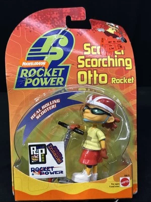 Scooter eléctrico Mattel Nickelodeon Rocket Scorching Otto 2001 vintage Foto 1 de 4