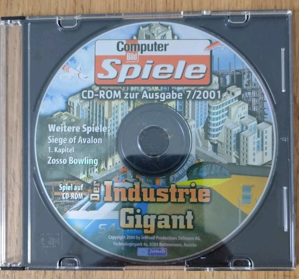 Der Industrie Gigant Computerbild Spiele 07/2001 CD-ROM - Bild 1 von 1