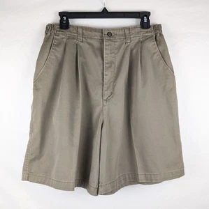 Pantalones Cortos Lee Para Hombres M Caqui Plisados Pierna Ancha Elásticos Informales Ropa de Trabajo Carga Sueltos - Imagen 1 de 8