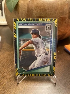 2025 Optic Electricity Prizm Rc Braylon Doughty #d/69 Cleveland Guardians Rare - Picture 1 of 1