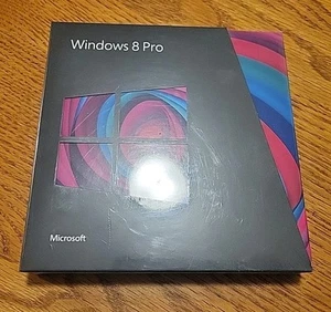 Microsoft Windows 8 PRO Full 64 32 Bit Englisch VUP NEU Factory Sealed DVD - Bild 1 von 5