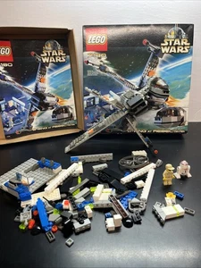 Lego Star Wars B-wing Rebel Control Center 7180 incompleto con scatola istruzioni R3 - Foto 1 di 13