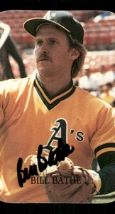 1987 Broder Rookies 33 Bill Bathe signed auto autograph  BXCP55 - Picture 1 of 2