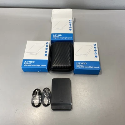 Lote de 3 discos duros externos portátiles Ezekers de 500 GB para PC, Mac, PlayStation, Xbox Foto 1 de 4