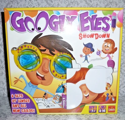Googly Eyes Showdown Hilarious Drawing Game with Vision Distorting Glasses * - Image 1 of 2