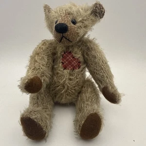 Red Land Bear Wooden Joints & Mohair , Glass Eyes USA - Picture 1 of 13